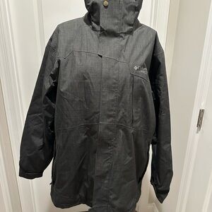 Columbia Titanium Men's Charcoal Gray Ski Jacket